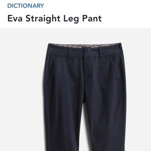 Navy Dictionary Eva Straight Leg Pant from Stitch Fix, size 16/33, NWT